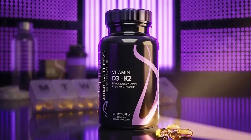 Vitamin D3 + K2 official BioLimitless product presentation